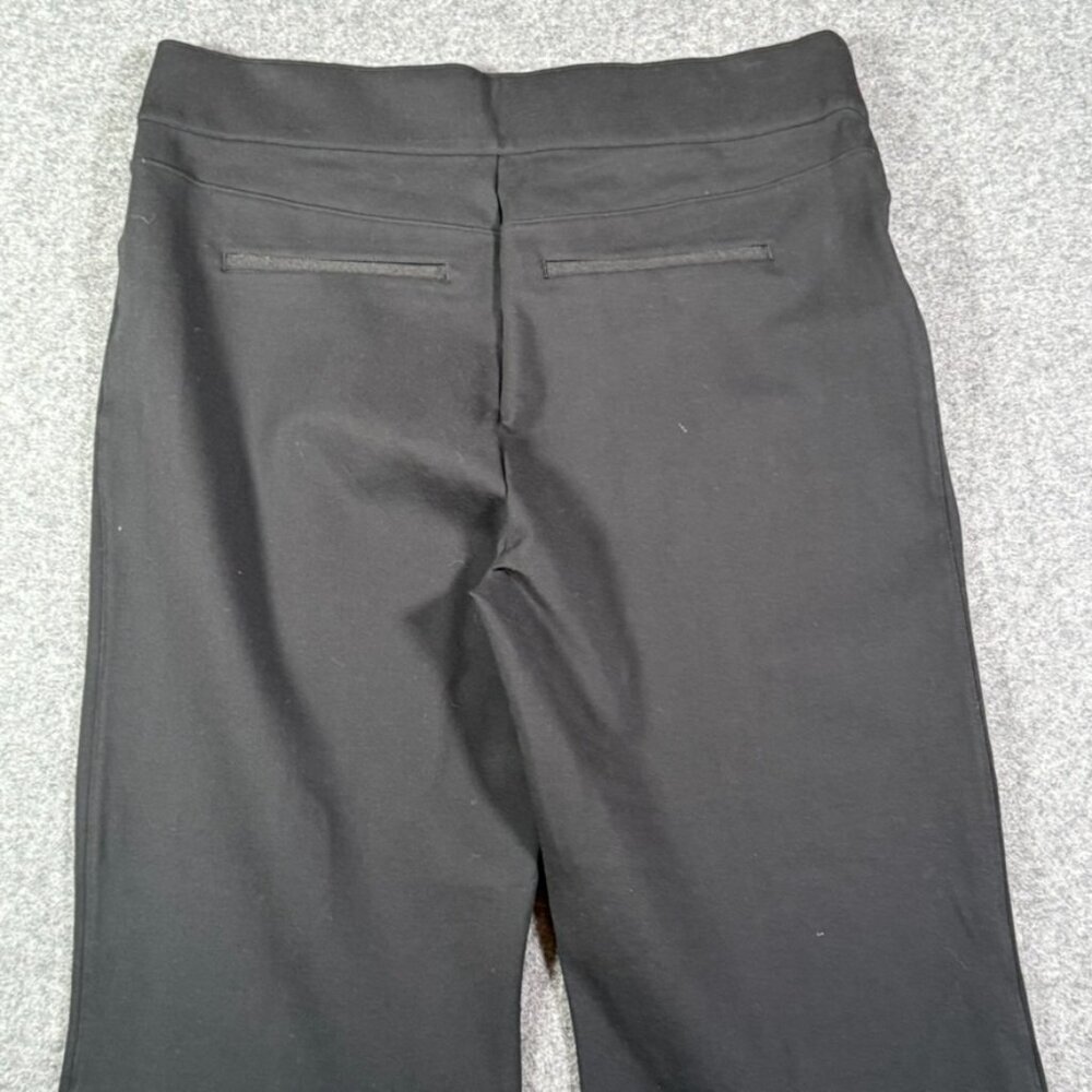 Spanx Womens Perfect Pant Size 3X Petite Hi-Rise Flare Ponte Knit Black NWT Work - Picture 8 of 16